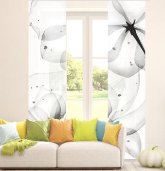 Schiebevorhang mit Kunstmotiv modern
